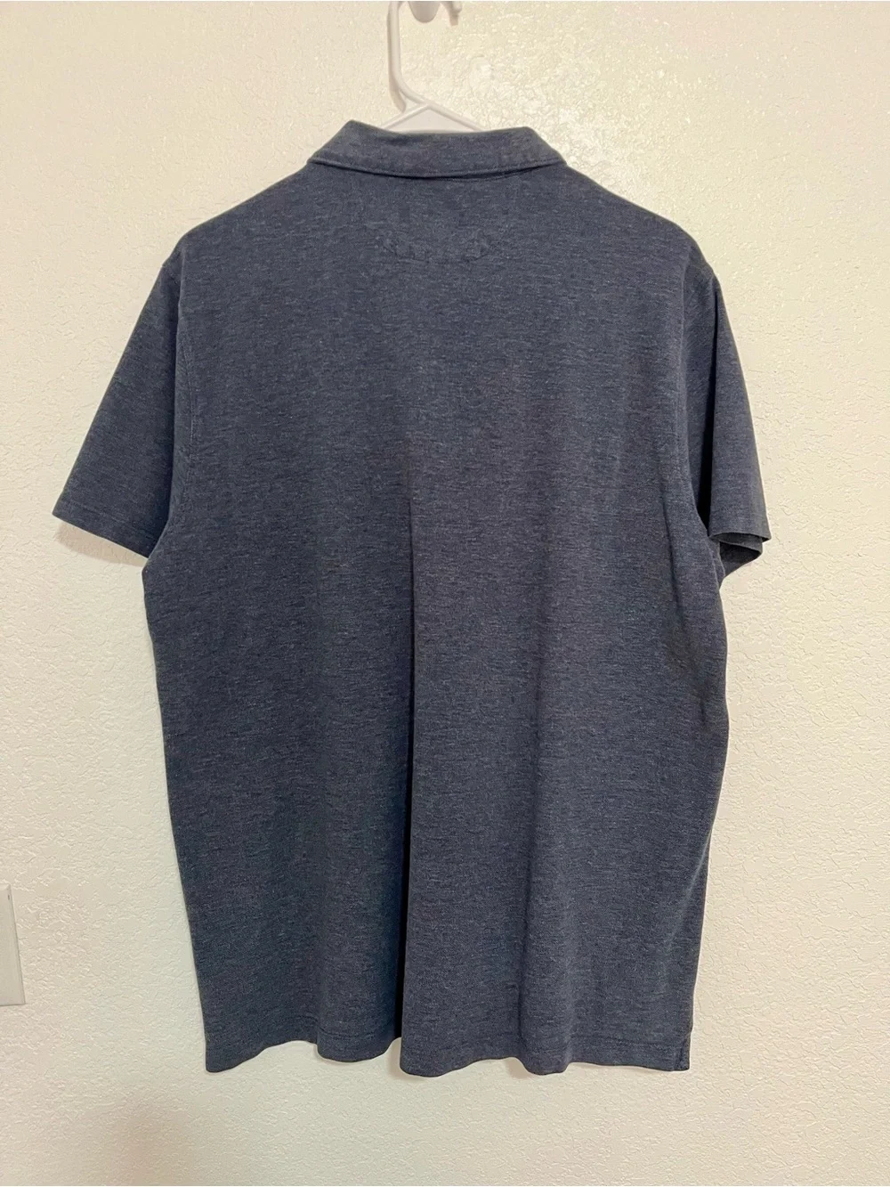 Banana Republic MEN’s Wicking Pique Polo Size XL 100% Cotton Color Blue